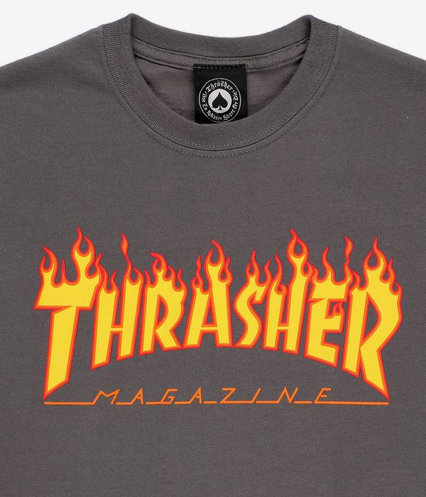 Thrasher Flame Camiseta (charcoal)