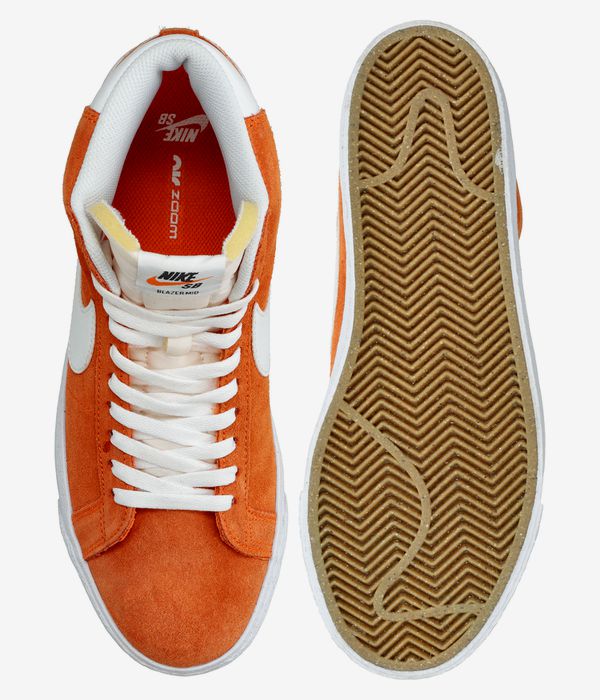 Nike SB Zoom Blazer Mid Shoes (safety orange white)