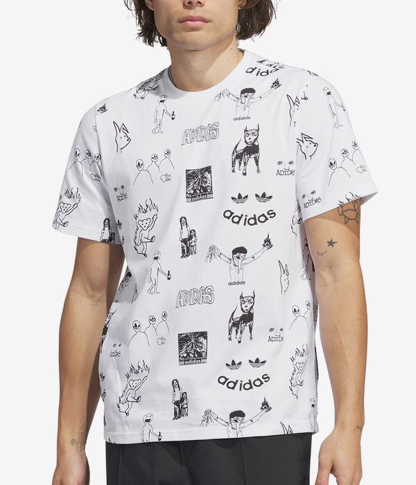 adidas Dill G 2 T-Shirt (white black)