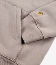 Carhartt WIP Chase Zip-Sweatshirt avec capuchon (dusky beige gold)