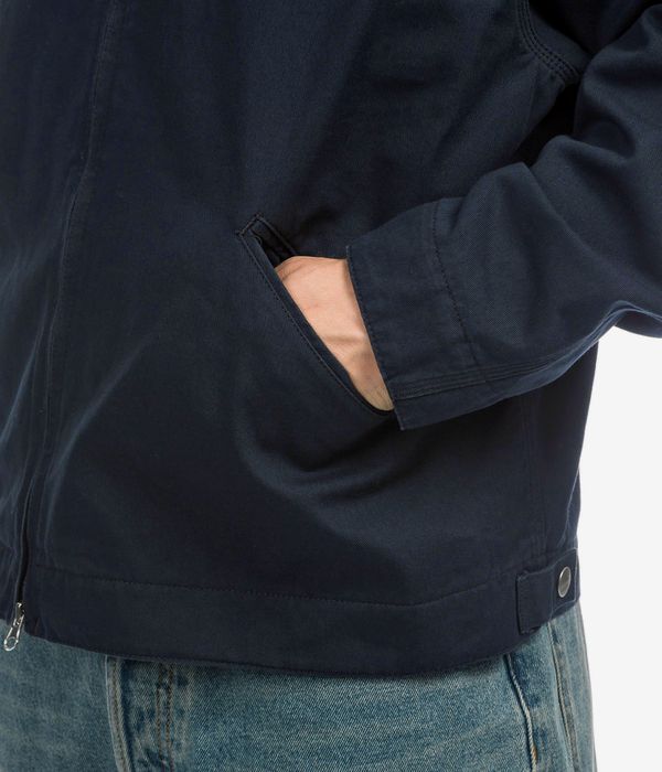 Carhartt WIP OG Detroit Organic Cotton Moraga Jacket (deep night black rinsed)