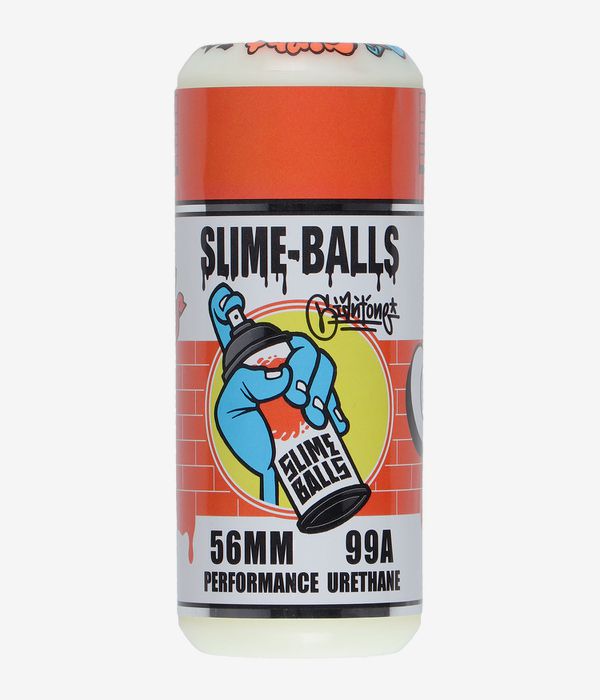 Santa Cruz Mike Giant Speed Balls Slime Balls Ruote (white) 56 mm 99A pacco da 4