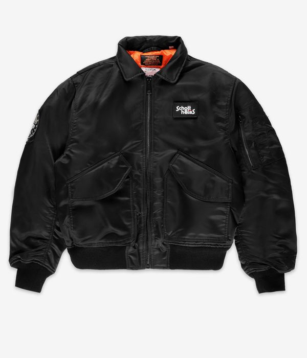 Hélas x Schott Bomber Jacket (black)
