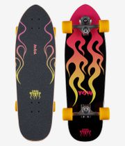 YOW x Erin Brooks Power Blaze 31.5" (80cm) Surfskate Cruiser (black)