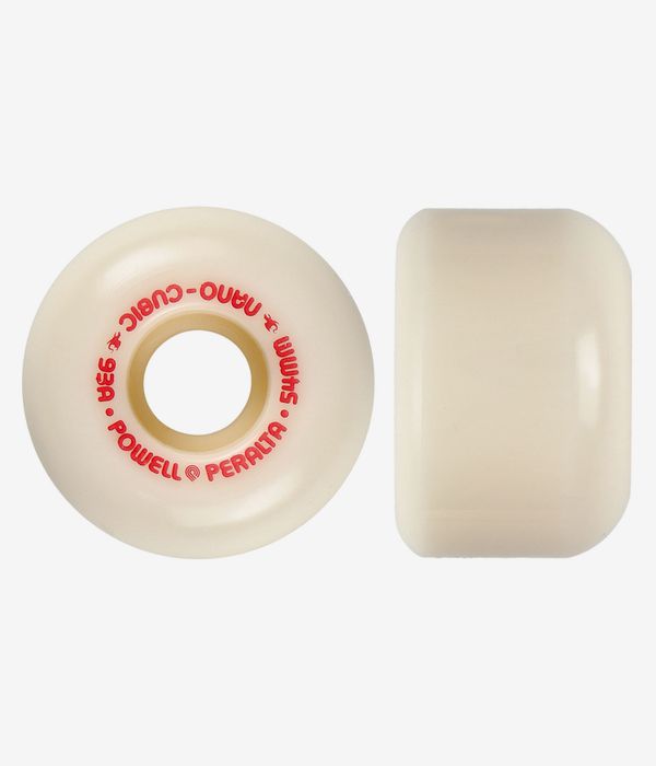 Powell-Peralta Dragons Nano Cubic Asymmetrical Offset Wheels (offwhite) 54 mm 93A 4 Pack