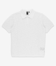 Former AG Crochet Knit Polo (bone)