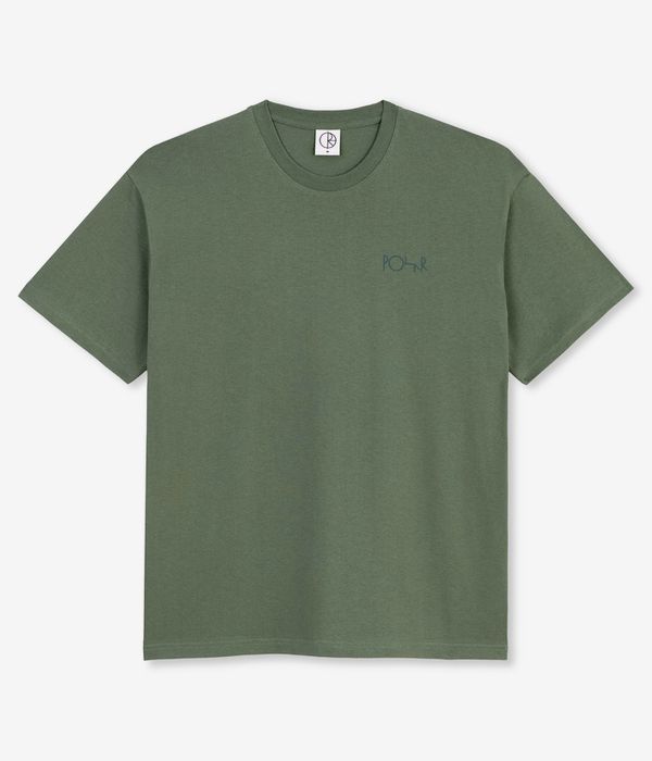 Polar Stroke Logo T-Shirt (jade green dark green)