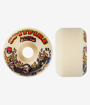 Spitfire Formula Four Maulers Conical Full Roues (natural) 53 mm 99A 4 Pack