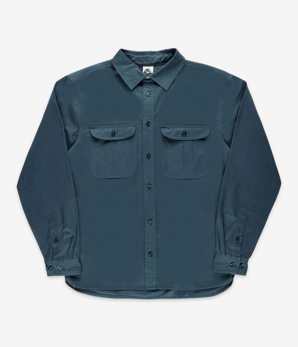 Nike SB Tanglin Button Up Shirt (deep jungle)