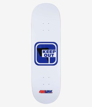 411 Private Property Icon 9" Skateboard Deck (white)
