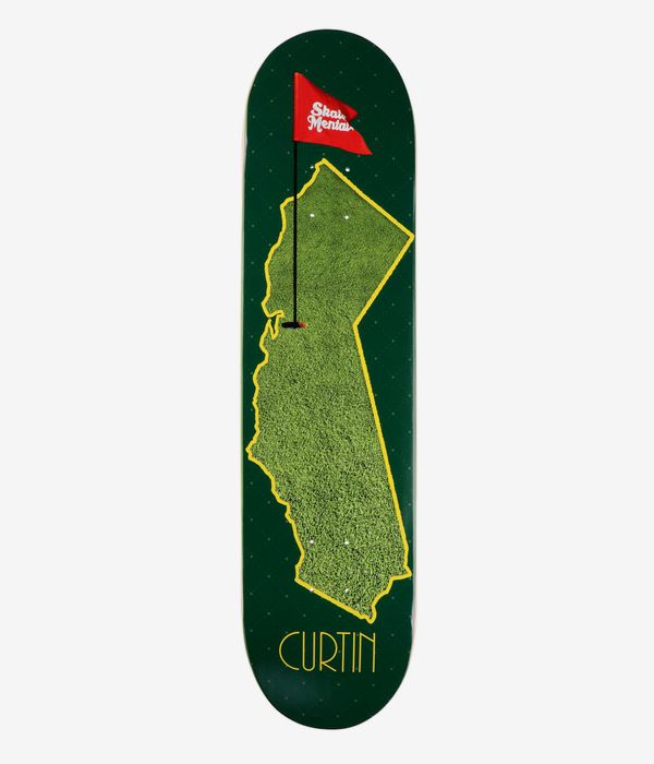 Skate Mental Curtin Golf 8.125" Planche de skateboard (green)