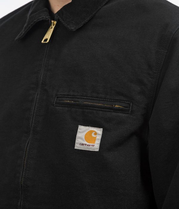 Shop Carhartt WIP Active Organic Dearborn Jacket (black aged canvas) online