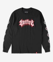 Spitfire Pentagram Drip Long sleeve (black red white)