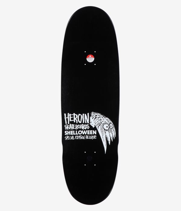 Heroin Skateboards Shelloween 9.625" Tabla de skate (black)