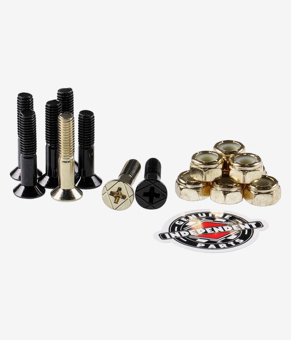 Independent 1" Bolt Pack (black gold) Phillips Flathead (countersunk)