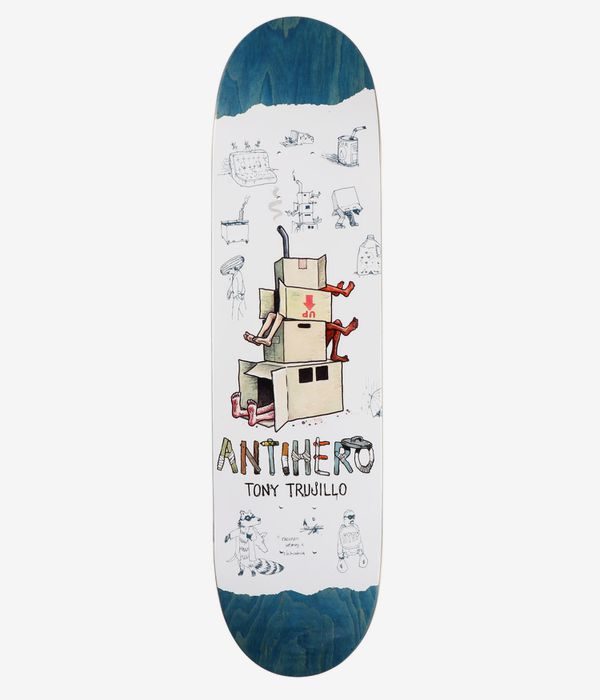 Anti Hero Trujillo Recycling 8.38" Tavola da skateboard (white)