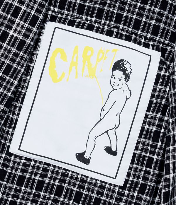 Carpet Company Bleached Flannel Shirt (black)