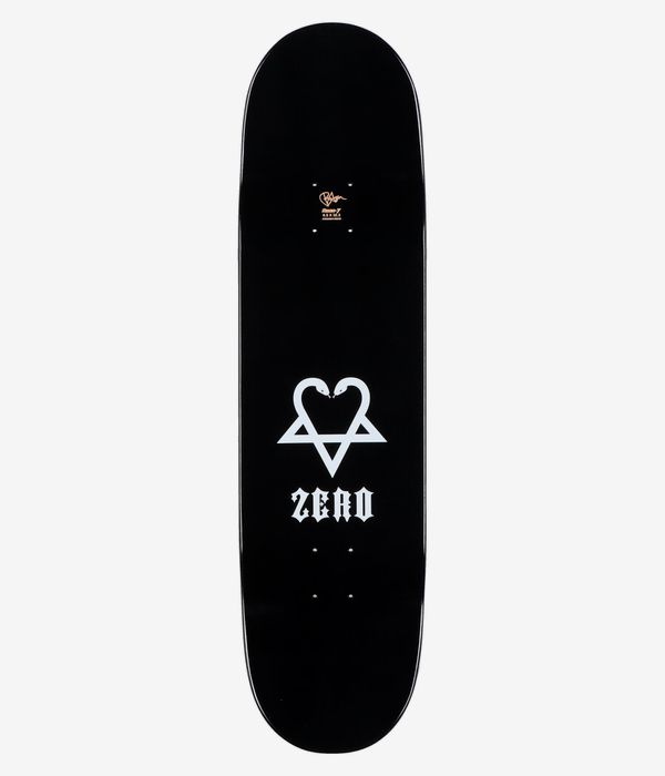 Zero x Bam II Snakegram With Blood 8.5" Skateboard Deck (black)