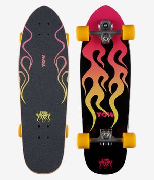 YOW x Erin Brooks Power Blaze 31.5" (80cm) Surfskate Cruiser (black)