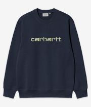 Carhartt WIP Basic Sweatshirt (deep night gentle green)