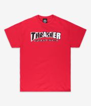 Thrasher x Baker Logo Camiseta (red)