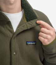 Patagonia Retro Pile 1/2 Snap Jacke (old growth green)