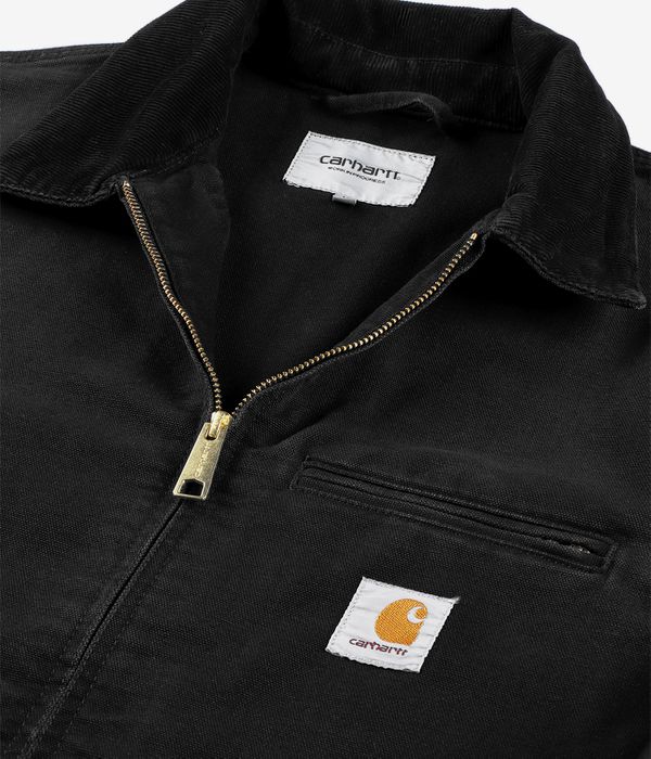 Carhartt WIP Detroit Organic Dearborn Jacket (black black stone canvas)