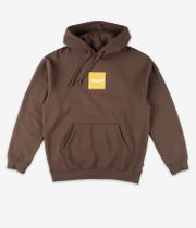 HUF 89 Box Logo Hoodie (chocolate)