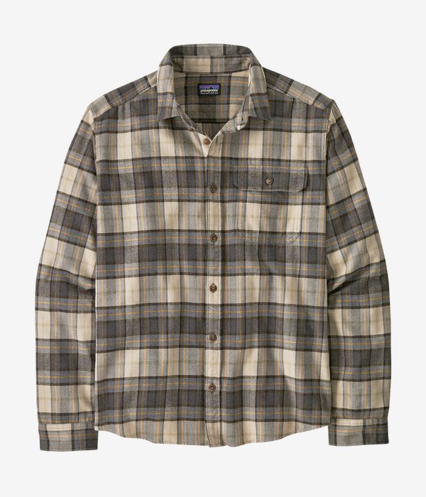 Patagonia Cotton In Conversion LW Fjord Flannel Camicia (spotter forge grey)