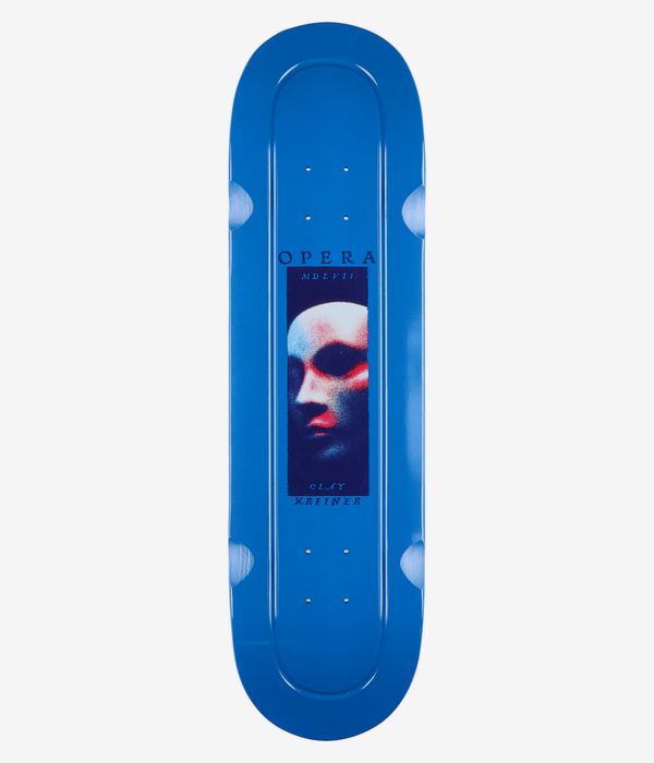 Opera Kreiner Grain Groove 8.5" Skateboard Deck (blue)
