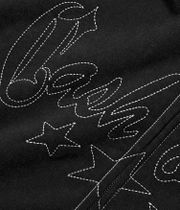 Cash Only Strip Zip-Hoodie (washed black)