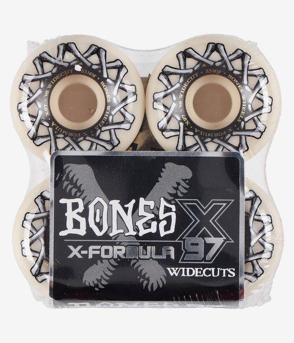 Bones X Formula V6 Rollen (white grey) 53 mm 97A 4er Pack