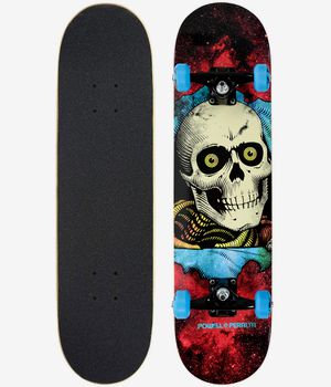 Powell-Peralta Ripper 8" Complete-Skateboard (cosmic red)
