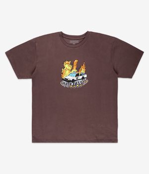 skatedeluxe Inferno Organic T-Shirty (chocolate)
