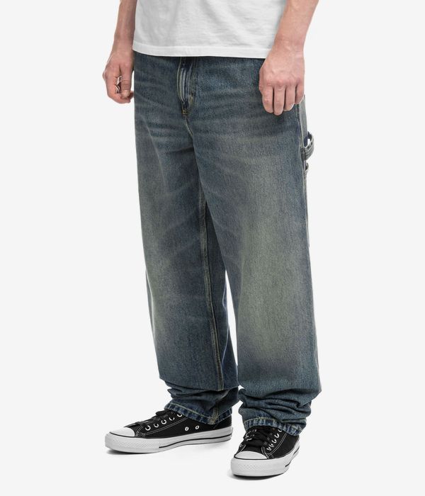 Carhartt WIP Single Knee Pant Smith Jeans (blue worn used wash)