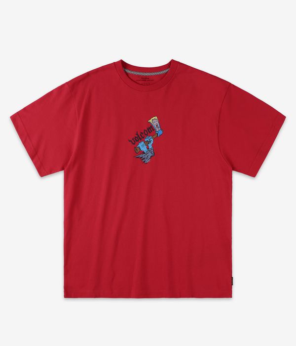 Volcom Featured Artist JJ Villard T-Shirty (lifeguard red)