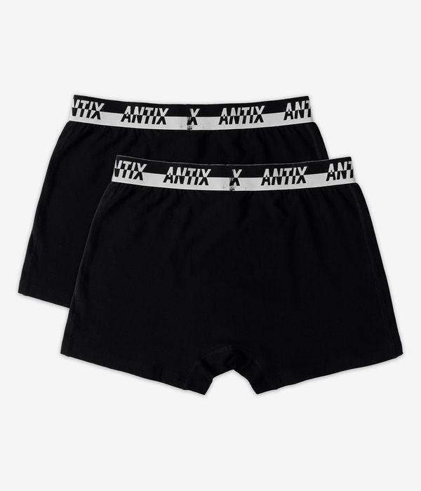 Antix Bicolor Boxers (black) 2 Pack