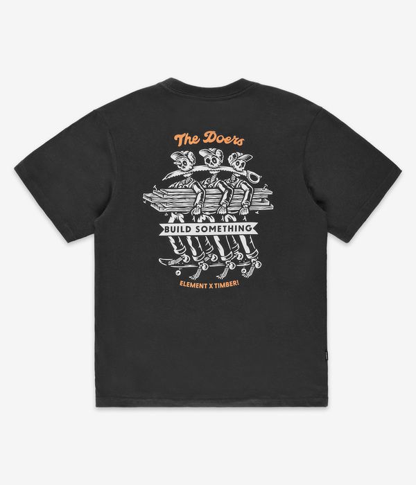 Element x Timber! Skeleton Gang T-Shirt (off black)
