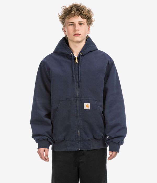 Carhartt WIP OG Active Organic Dearborn Jacke (dark navy stone canvas)