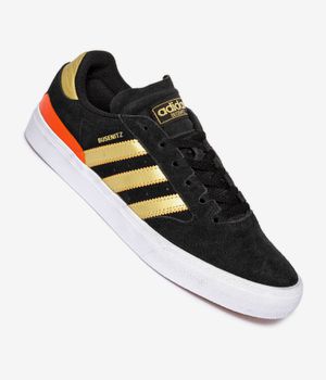 adidas Skateboarding Busenitz Vulc II Shoes (core black gold red)