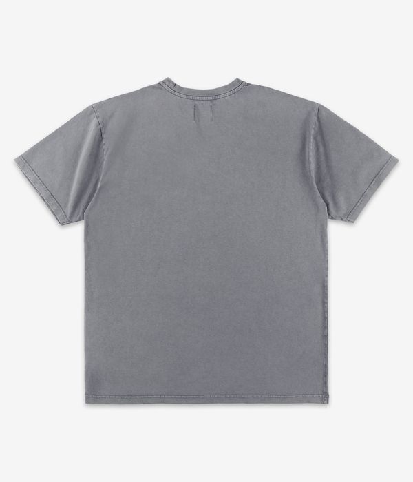 skatedeluxe World Patch Organic T-Shirt (washed charcoal)