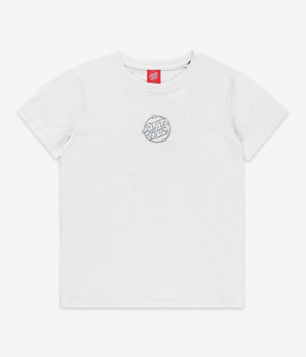 Santa Cruz Glint Dot T-Shirt kids (white)
