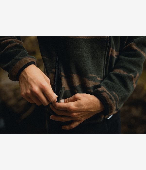 Anuell Grunnor Fleece Zip-Hoodie (coffee)