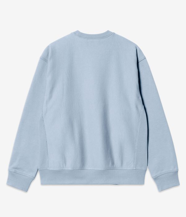 Carhartt WIP American Script Bluza (frosted blue)