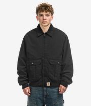 Carhartt WIP Stanton Deerfield Giacca (black stone washed)