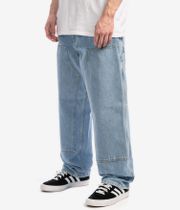 Carhartt WIP Double Knee Pantalons (blue heavy stone bleached)