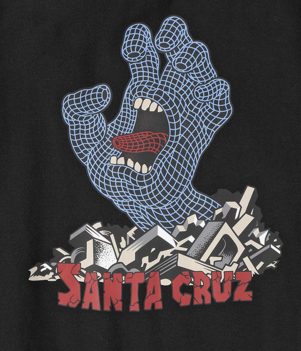 Santa Cruz Kendall Grid Hand Centre Hoodie (black)