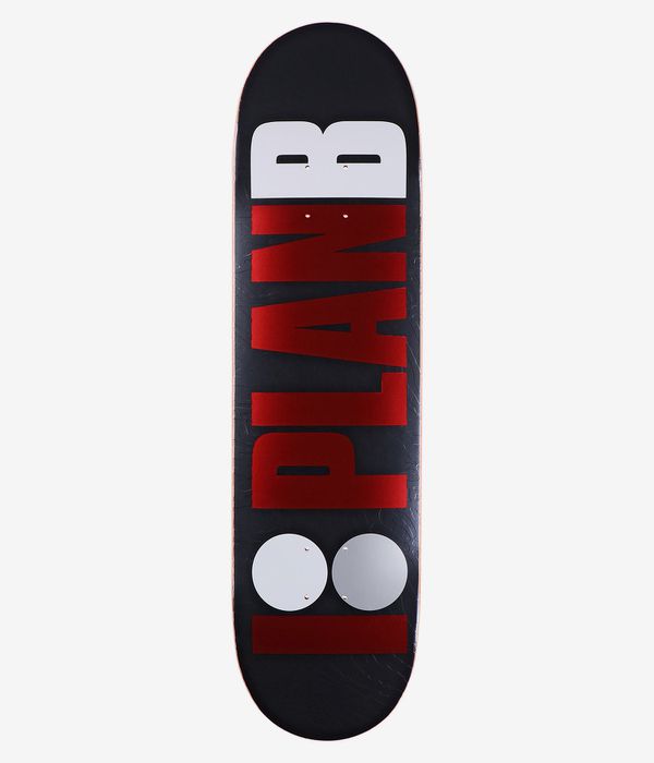 Plan B Raised Tiger 8.25" Skateboard Deck (black)