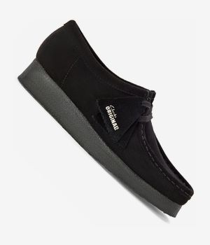 Clarks Originals Wallabee Shoes (black suede)