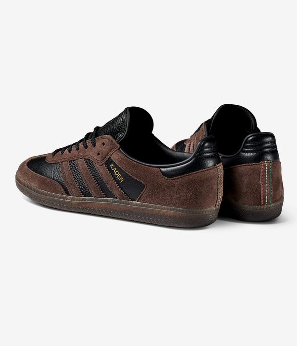 adidas Skateboarding x Kader Samba ADV Schuh (core black brown gum)